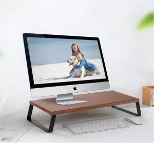 زیر مانیتوری چوبی