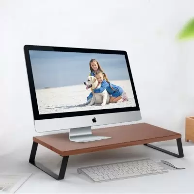 زیر مانیتوری چوبی