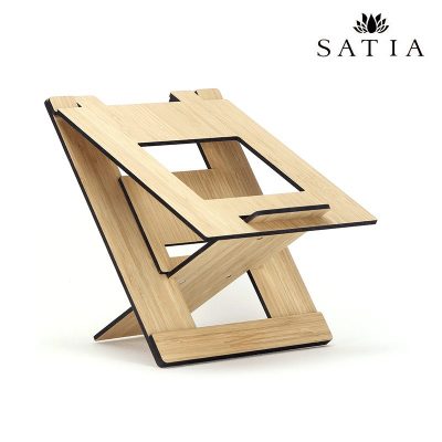 زیر لپتاپی قابل حمل چوبی مدل پرمیوم گُلد