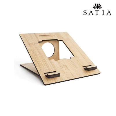 پایه زیر لپتاپی چوبی قابل تنظیم مدل پرمیوم