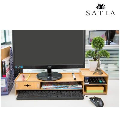 پایه مانیتور چوبی