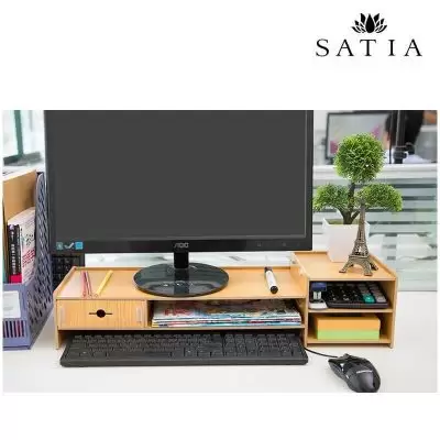 پایه مانیتور چوبی