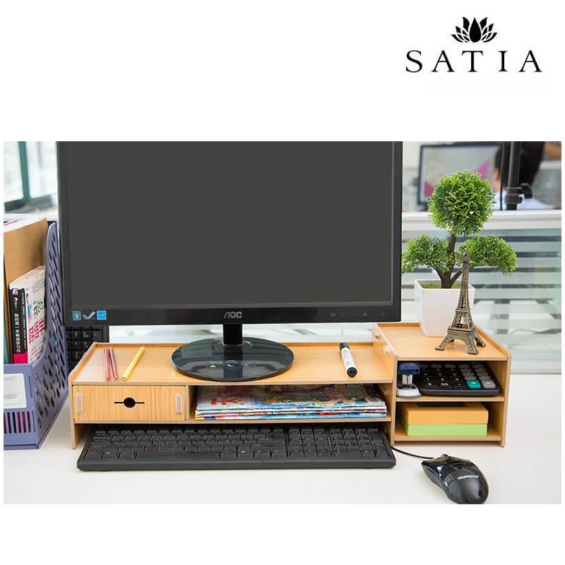 پایه مانیتور چوبی