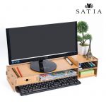 پایه مانیتور چوبی