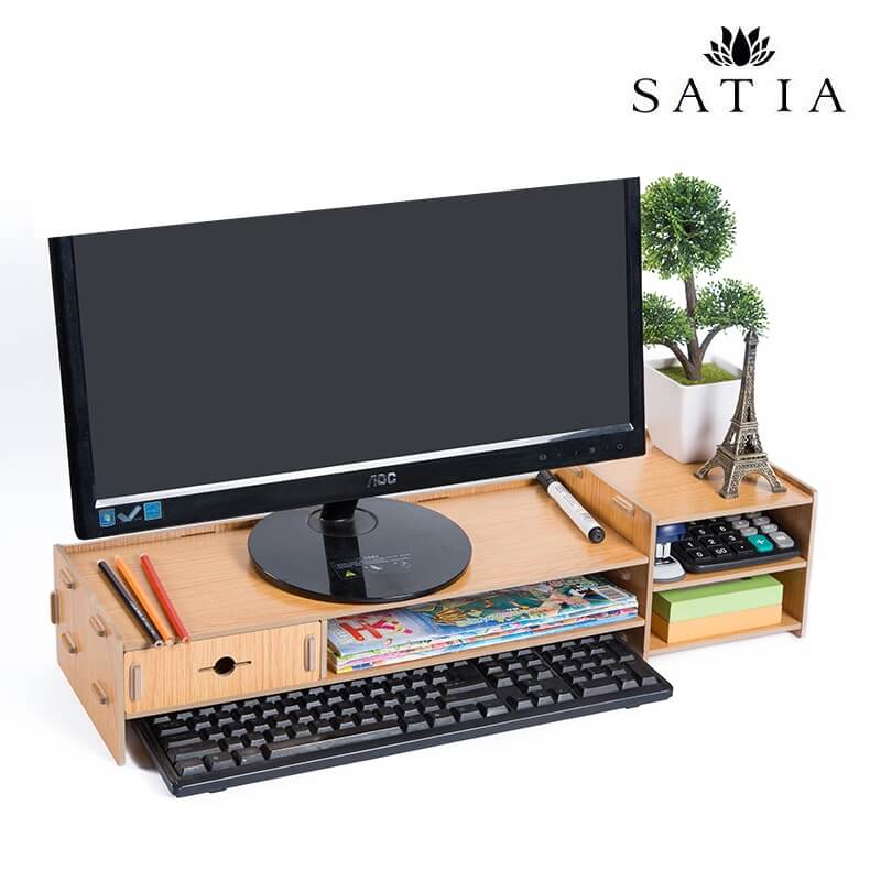 پایه مانیتور چوبی