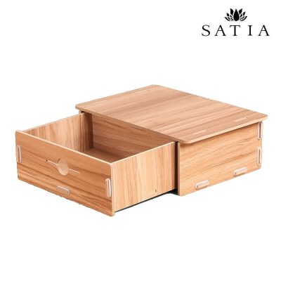 زیر مانیتوری چوبی