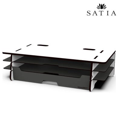 زیر مانیتوری چوبی مدیریتی