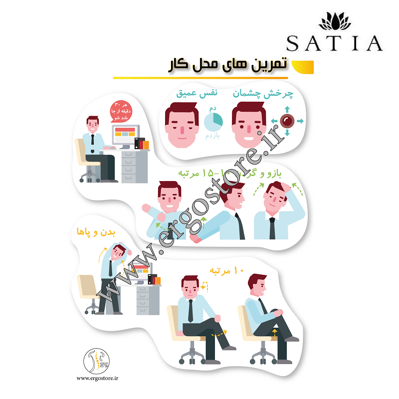 پوستر تمرین های محل کار