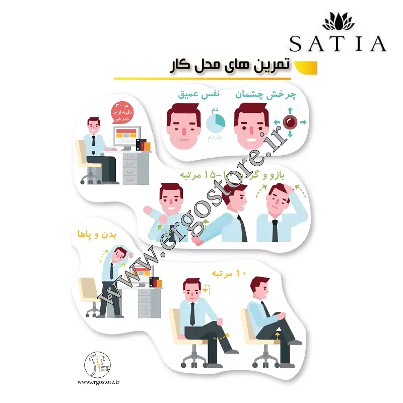 پوستر تمرین های محل کار