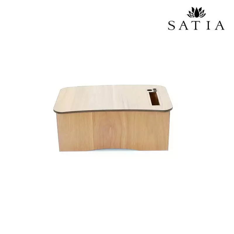 زیر مانیتوری چوبی کشودار