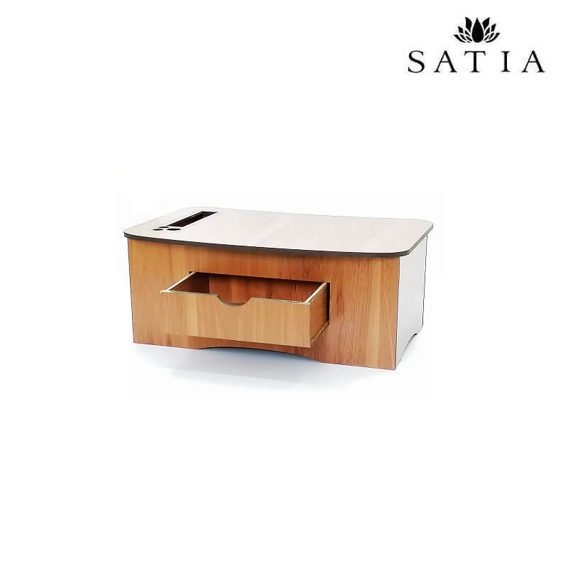 زیر مانیتوری کشودار چوبی