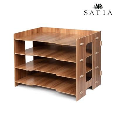 کازیه 4 طبقه چوبی مدل 6009