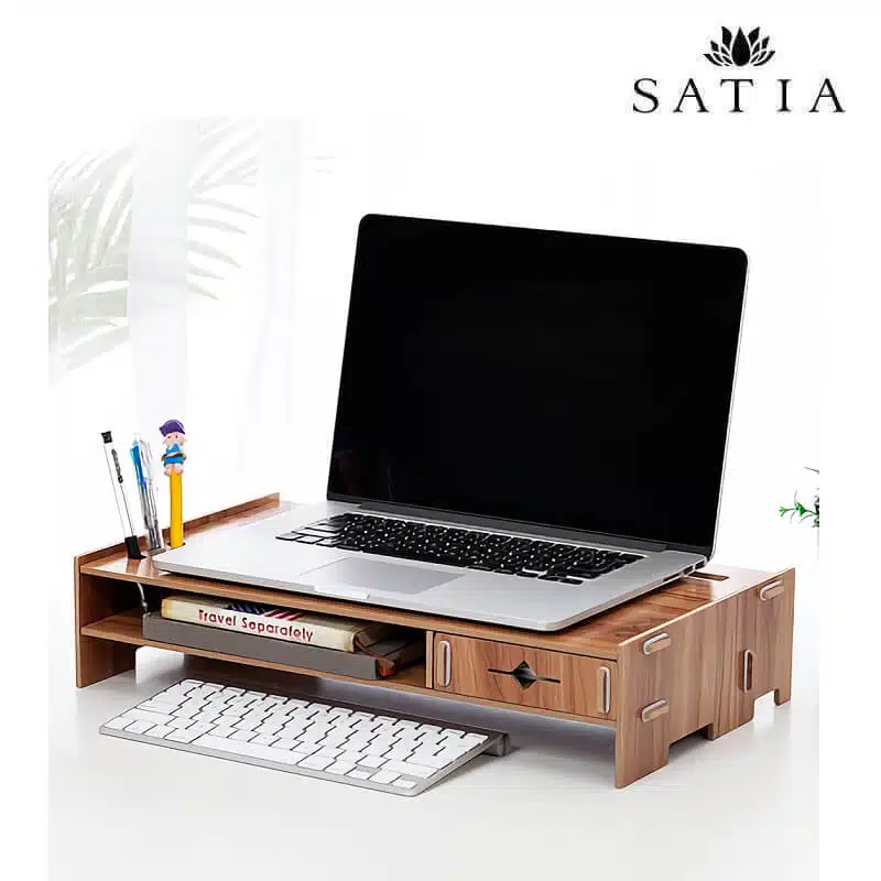 پایه لپ تاپ چوبی