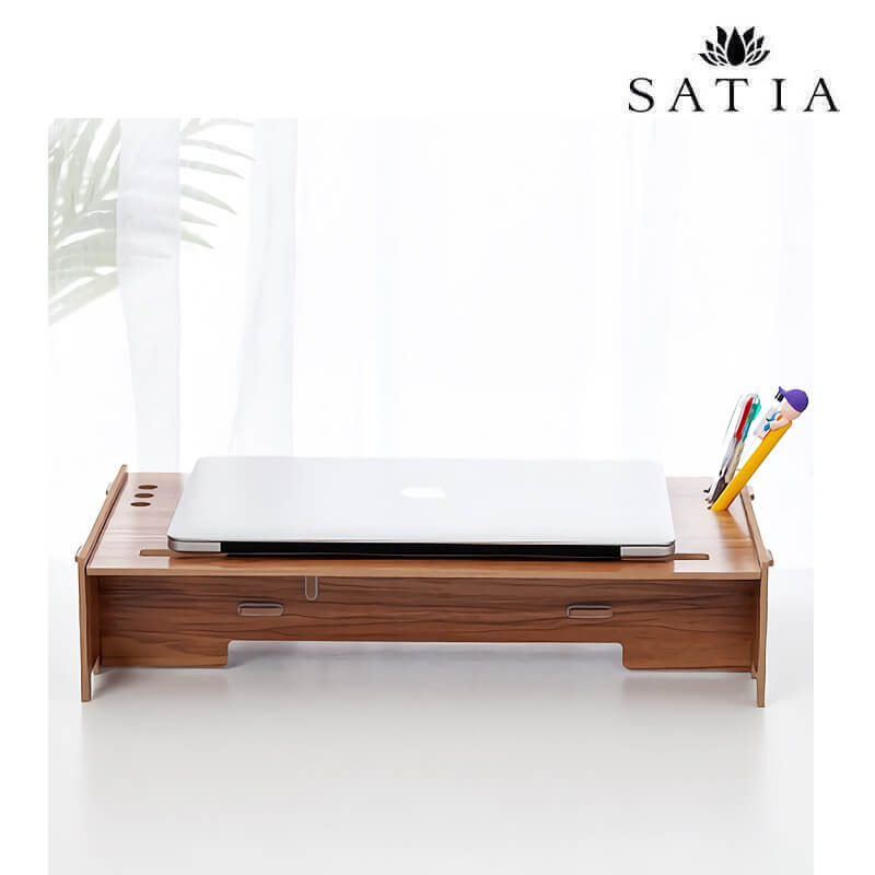 پایه لپ تاپ چوبی