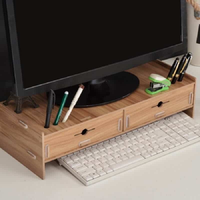 زیر مانیتوری دو کشو