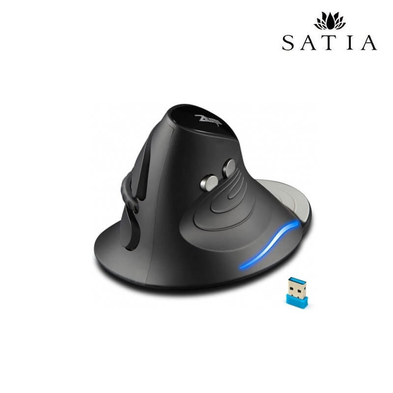 موس عمودی بی سیم مدل ZELOTES F17 موس عمودی بی سیم مدل ZELOTES F17