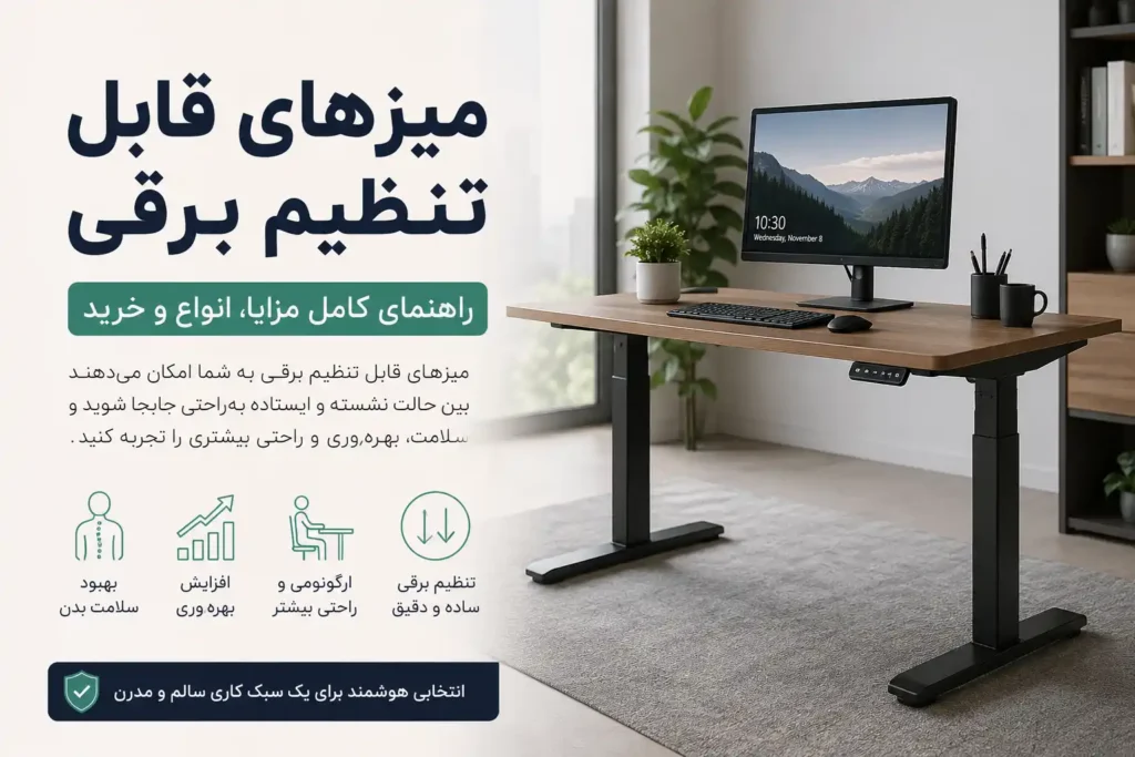 میز قابل تنظیم برقی چیست