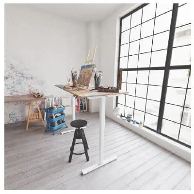 میز برقی ایستاده قابل تنظیم ارتفاع اداری و گیمینگ