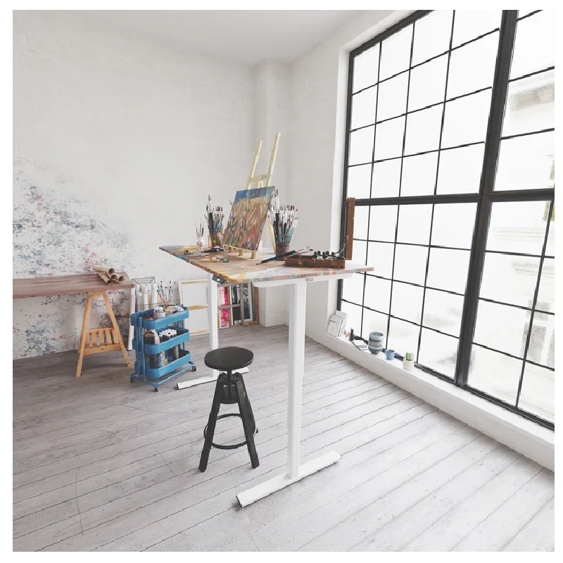 میز برقی ایستاده قابل تنظیم ارتفاع اداری و گیمینگ