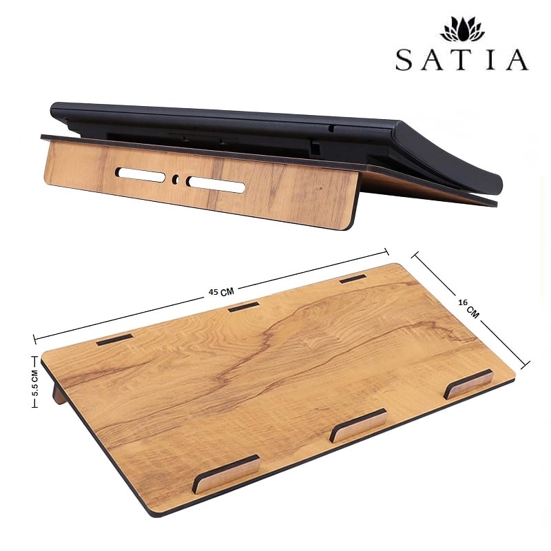 استند کیبورد چوبی کامپیوتر