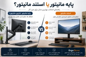پایه مانیتور یا استند مانیتور؟ راهنمای انتخاب و خرید