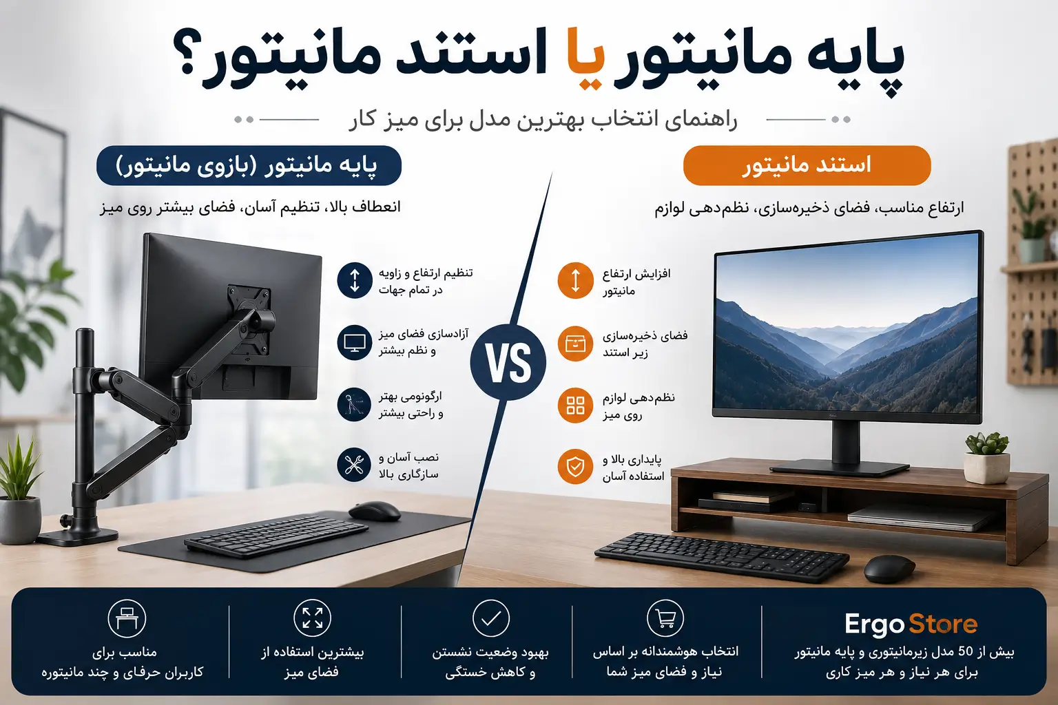 پایه مانیتور یا استند مانیتور